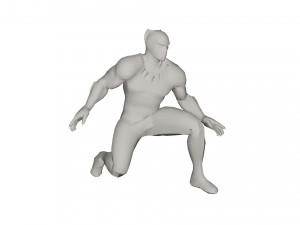 Superhero character Modèle 3D