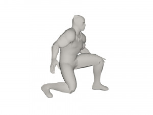 Superhero character 3D Model