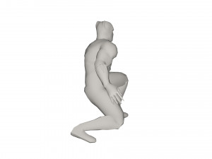 Superhero character 3D Model