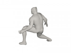 Superhero character 3D Model