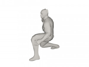 Superhero character 3D Model