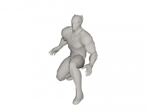 Superhero character 3D Model