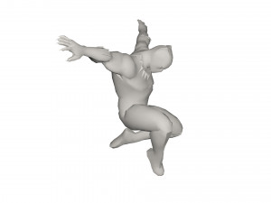 Superhero character 3D Model