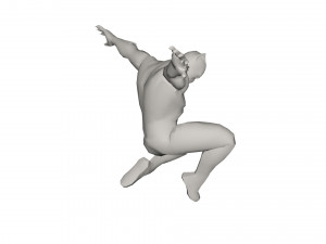 Superhero character 3D Model