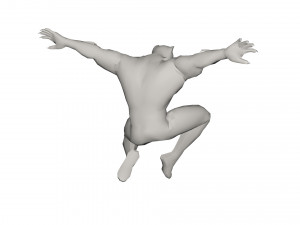 Superhero character 3D Model