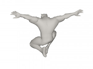 Superhero character 3D Model