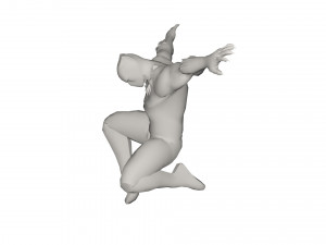 Superhero character 3D Model