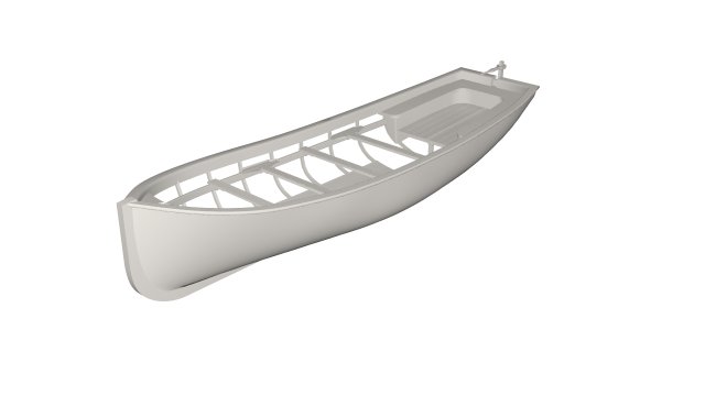 Boat 3D-Modell .c4d .max .obj .3ds .fbx .stl .blend 