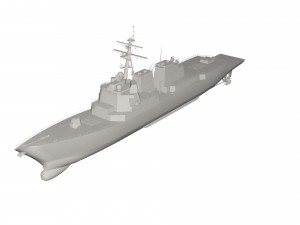 Military ship 3Dモデル