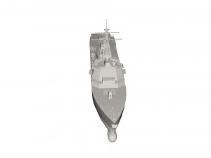Military ship Model 3D