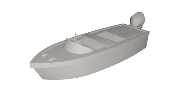 Boat Modello 3D .c4d .max .obj .3ds .fbx .stl .blend 