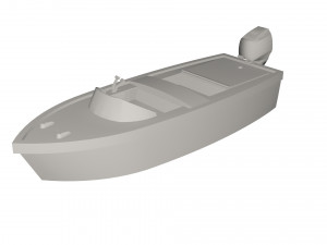 Boat 3D Model