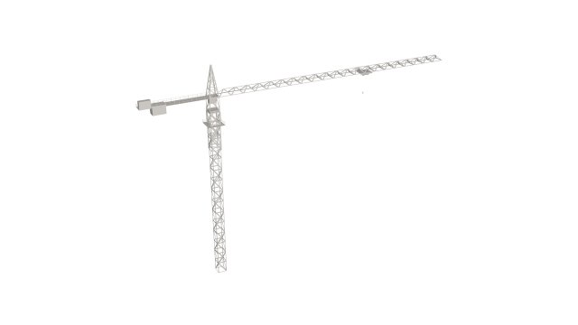 Crane 3D Model .c4d .max .obj .3ds .fbx .stl .blend 