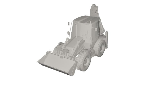 Tractor 3D 模型 .c4d .max .obj .3ds .fbx .stl .blend 