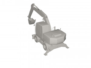 Excavator Model 3D