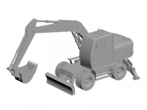 Excavator Model 3D