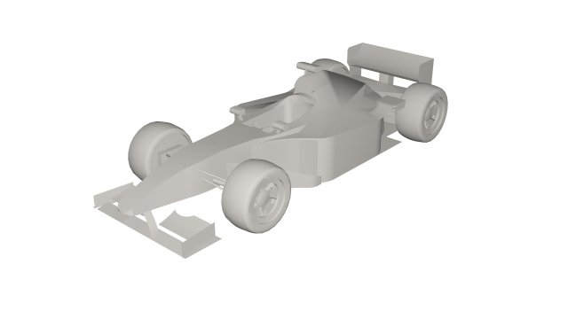 Racing car Model 3D .c4d .max .obj .3ds .fbx .stl .blend 