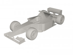 Racing car 3D Model