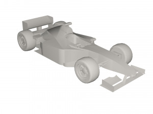 Racing car Model 3D