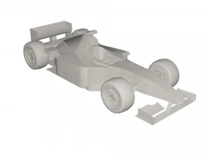 Racing car 3D Model