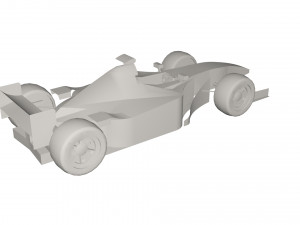 Racing car Model 3D