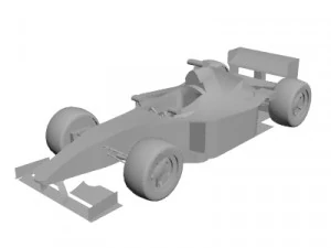 Racing car 3D Model