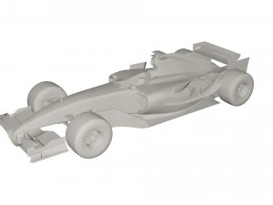 Гоночний автомобіль 3D Модель