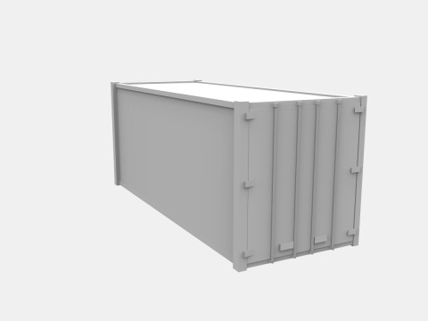Shipping container Modèle 3D