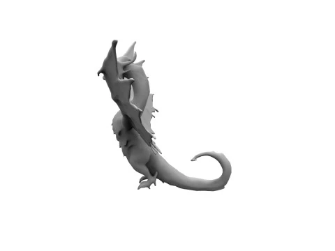 Drachenkonzept 3D Modell