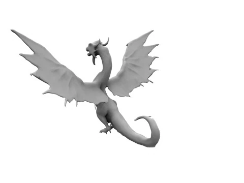 Drachenkonzept 3D Modell