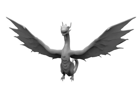 Drachenkonzept 3D Modell