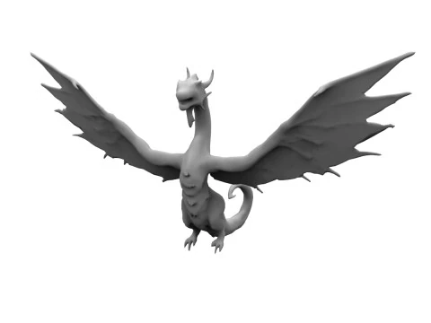 Drachenkonzept 3D Modell