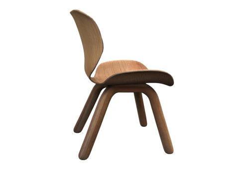 Wooden Elegance chair 3D Model