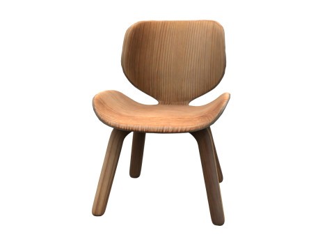 Wooden Elegance chair 3Dモデル