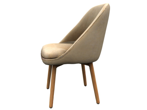 Modern fabric chair Model 3D
