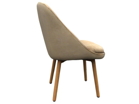 Modern fabric chair 3D Model