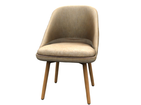 Modern fabric chair Model 3D