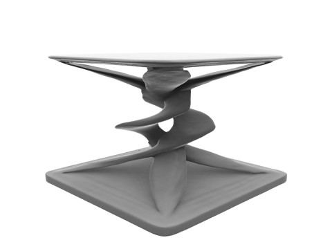 Futuristic table design 3D Model