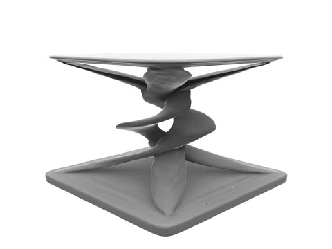 Futuristic table design 3D Model
