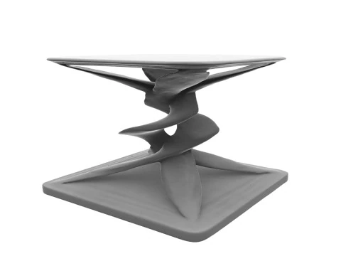 Futuristic table design 3D Model