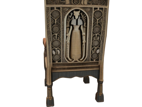 Wooden Throne Model 3D