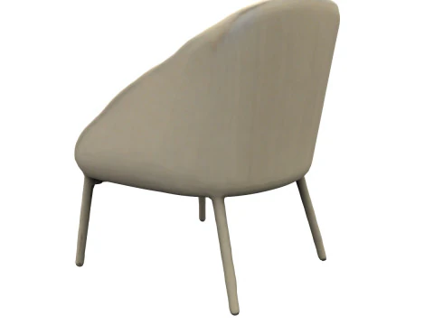 Modern fabric chair 3D Model