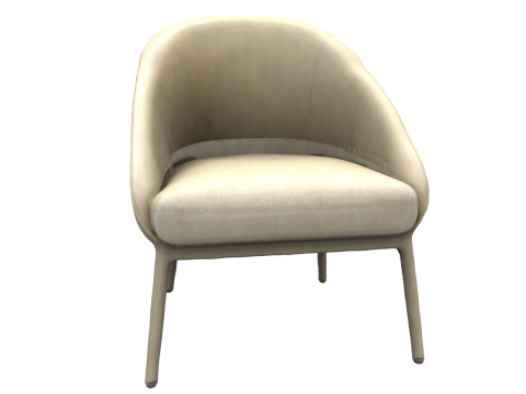 Modern fabric chair 3D 模型