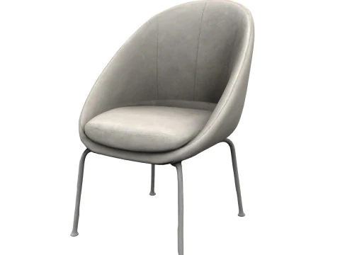 Modern fabric chair 3D Model