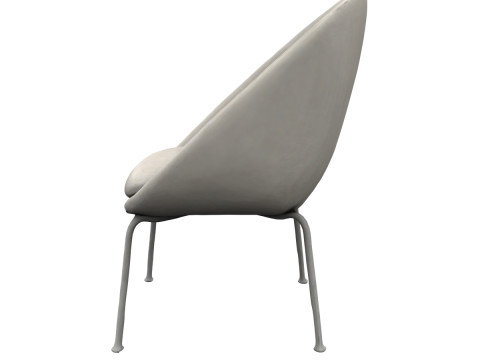 Modern fabric chair Model 3D