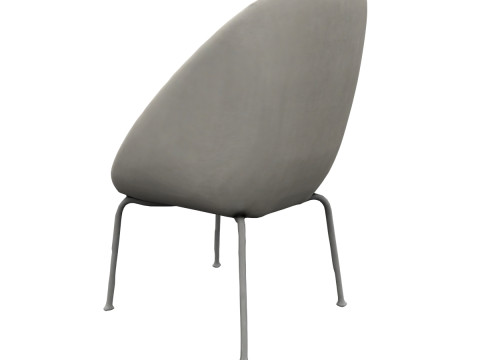 Modern fabric chair Model 3D