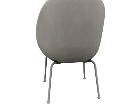 Modern fabric chair Model 3D