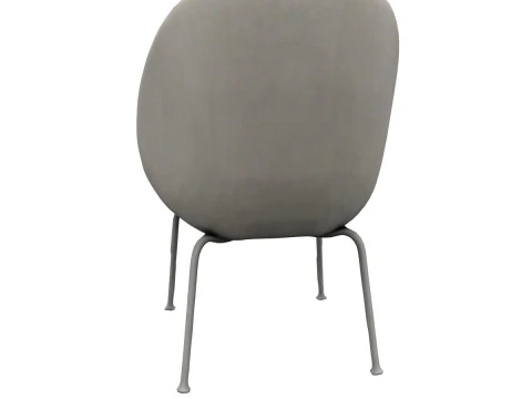 Modern fabric chair 3D Model