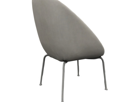 Modern fabric chair Model 3D