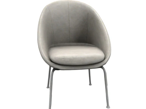 Modern fabric chair 3D Model